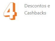 4. Descontos e Cashbacks